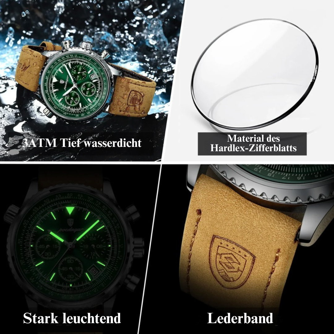Luxe chronograaf horloge