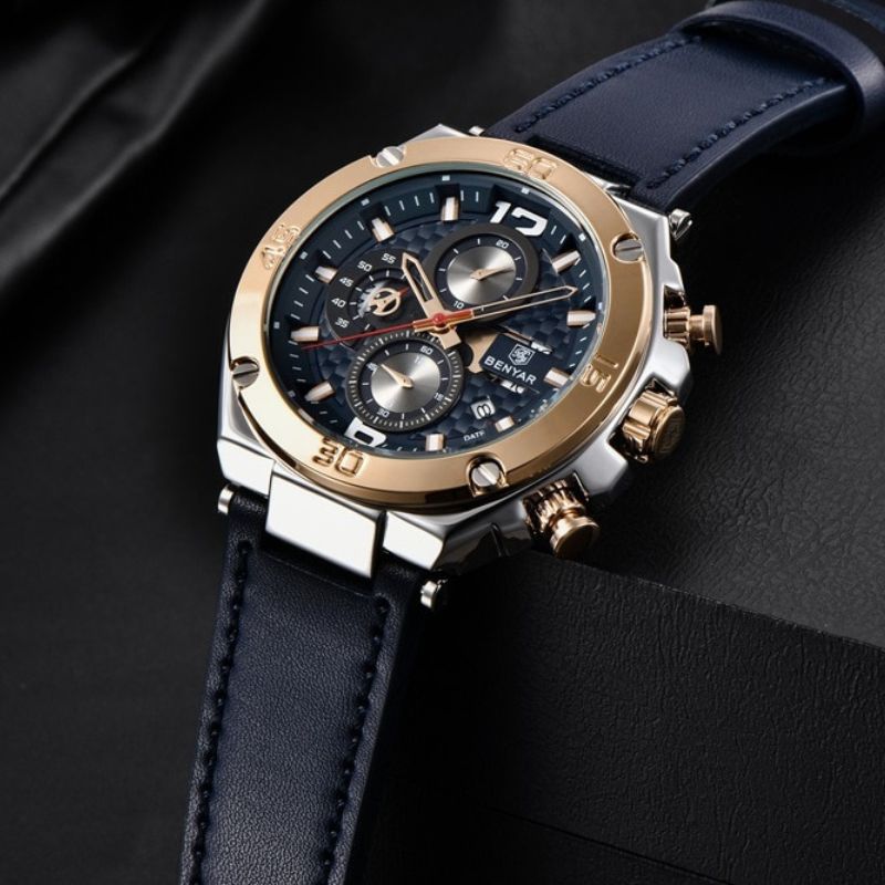 Quartz multifunctioneel sportchronograafhorloge
