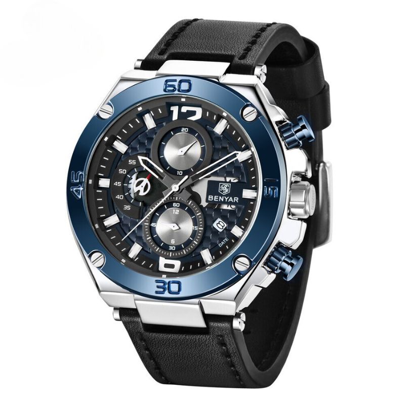 Quartz multifunctioneel sportchronograafhorloge