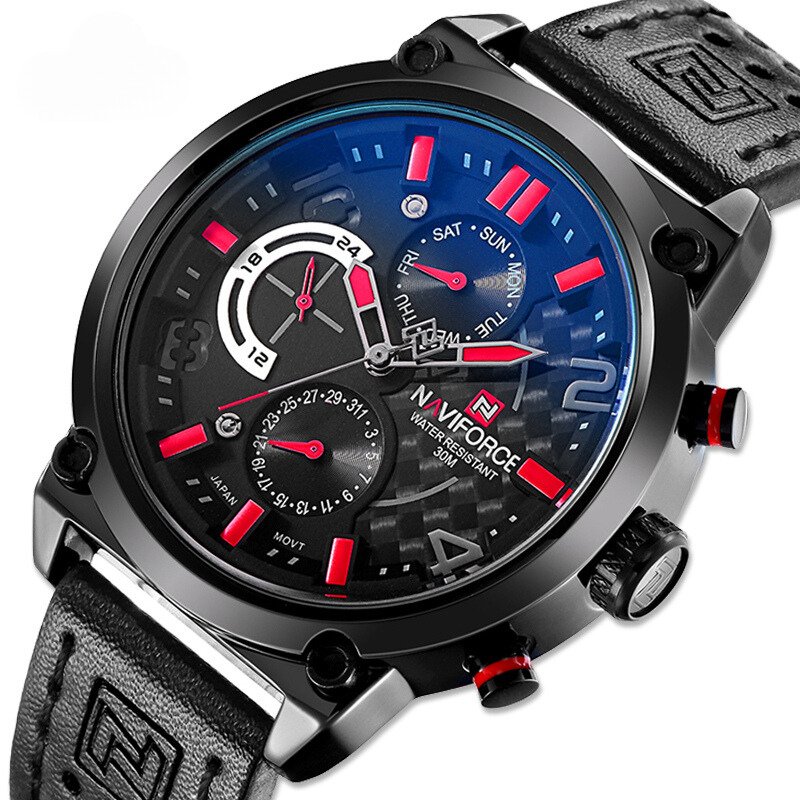 Quartz horloge met datumweergave