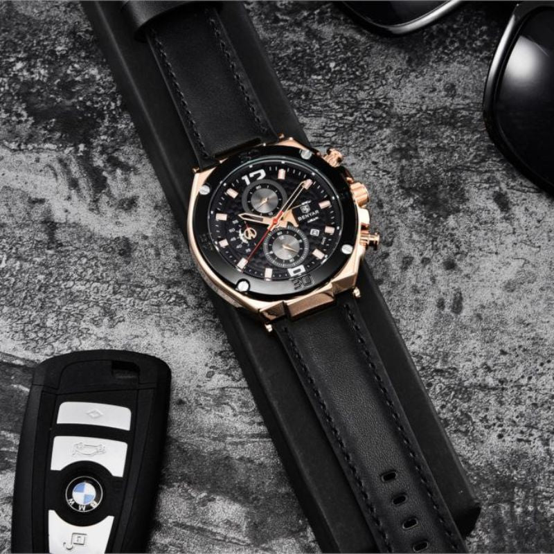 Quartz multifunctioneel sportchronograafhorloge