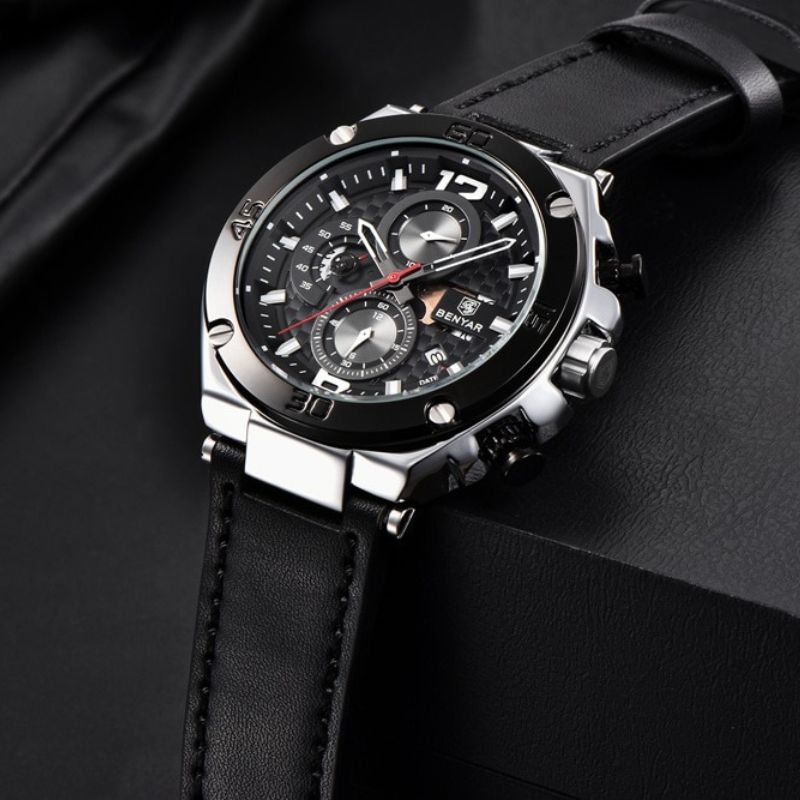 Quartz multifunctioneel sportchronograafhorloge