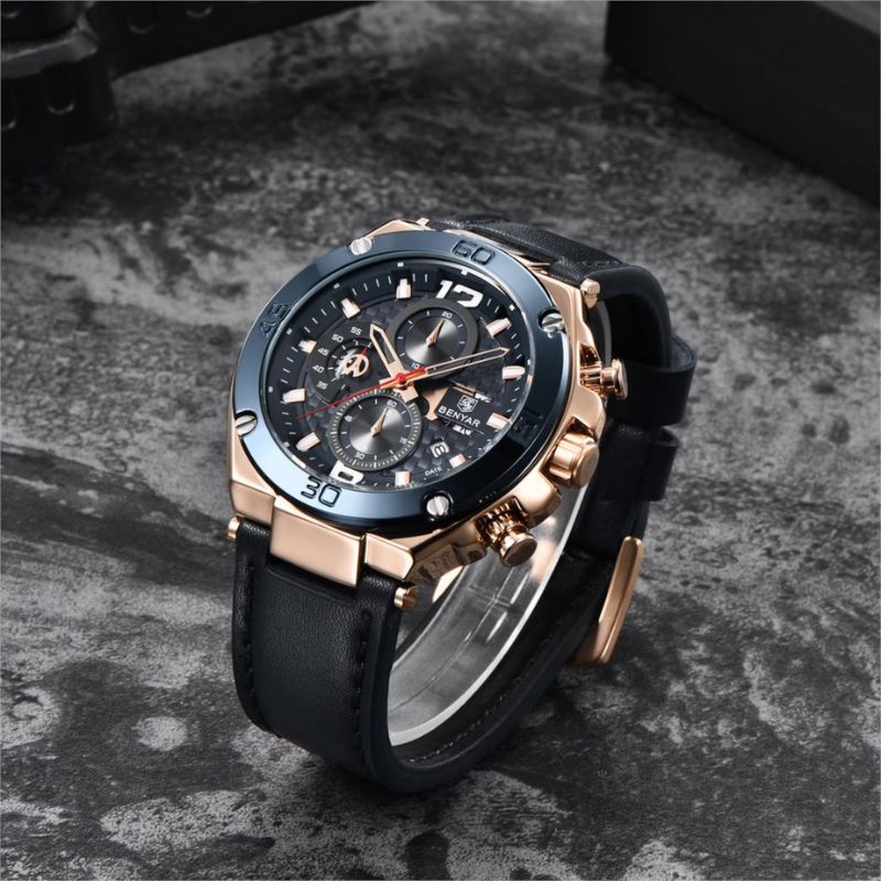 Quartz multifunctioneel sportchronograafhorloge