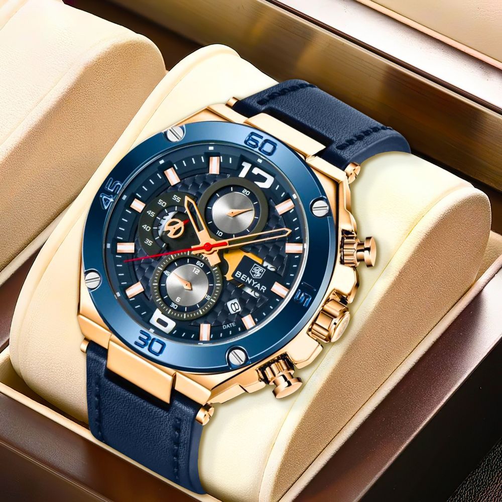 Quartz multifunctioneel sportchronograafhorloge