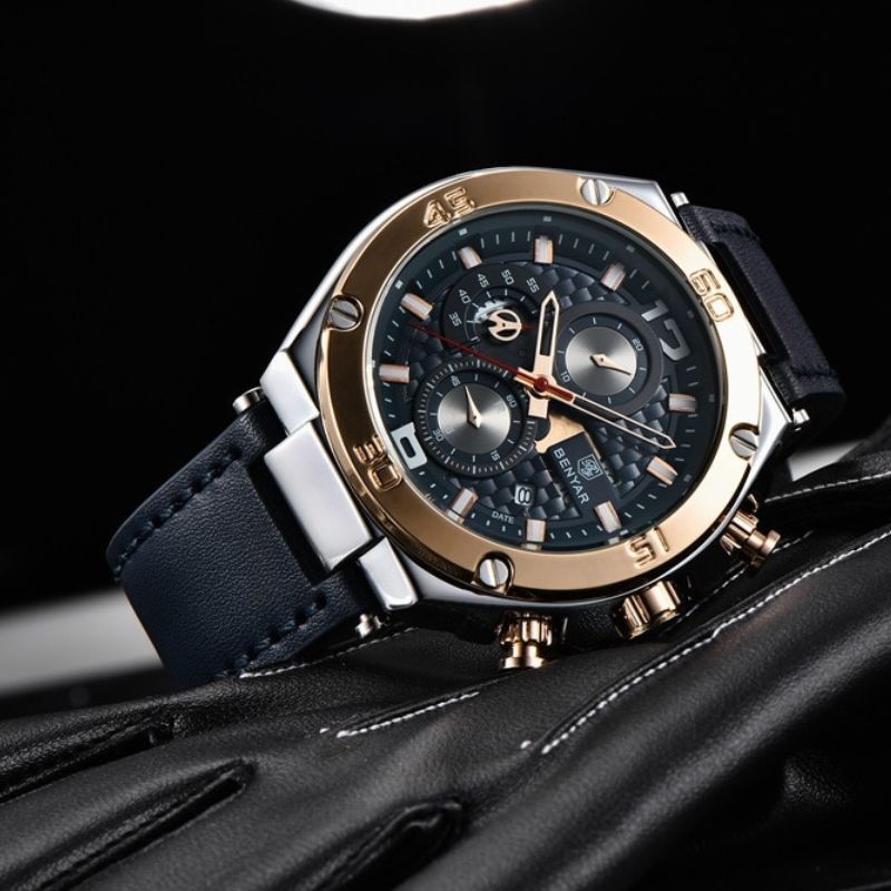 Quartz multifunctioneel sportchronograafhorloge