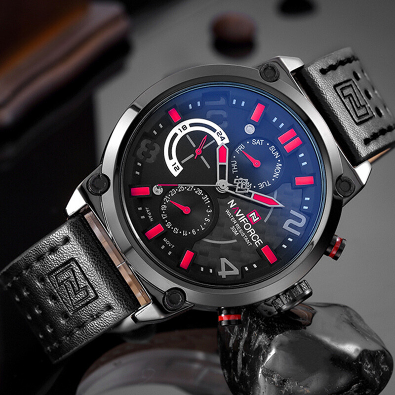 Quartz horloge met datumweergave