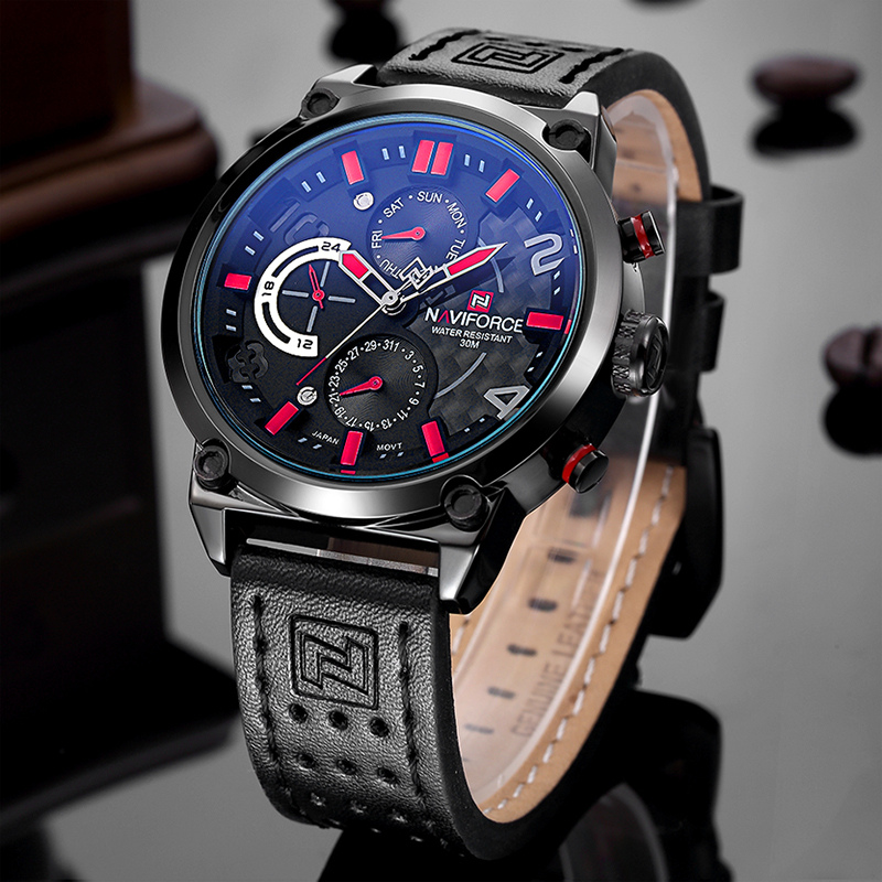 Quartz horloge met datumweergave