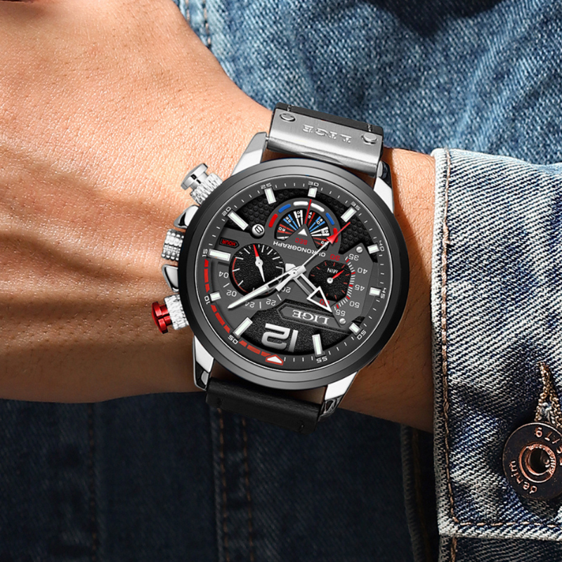 Robuust quartz militair horloge
