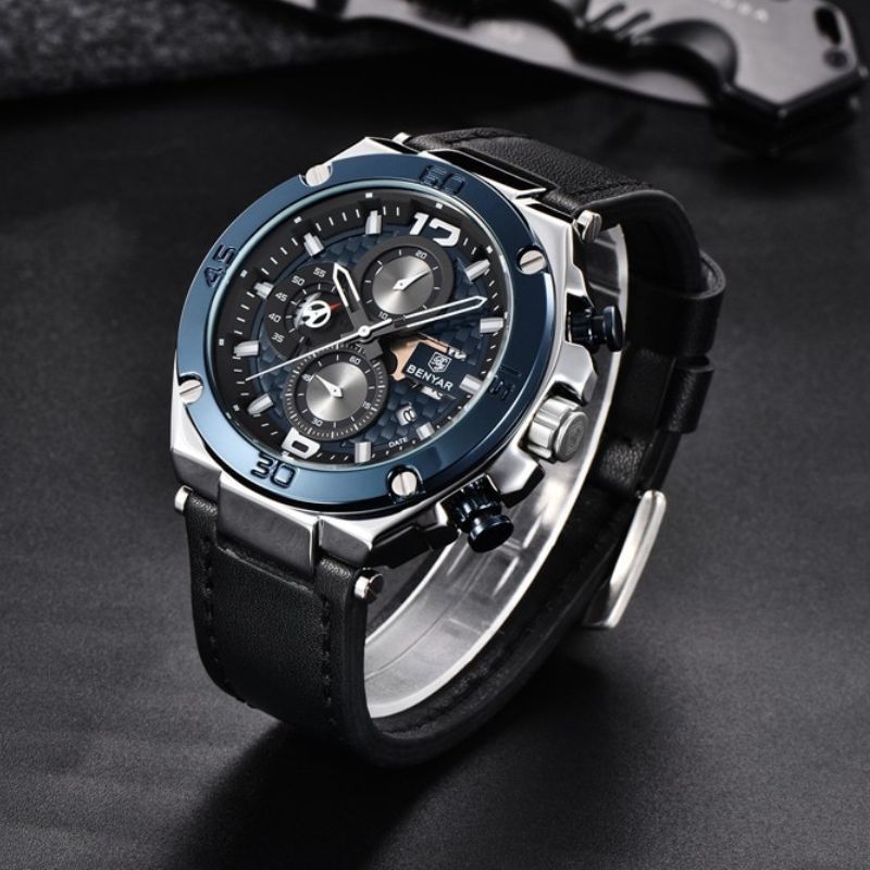 Quartz multifunctioneel sportchronograafhorloge