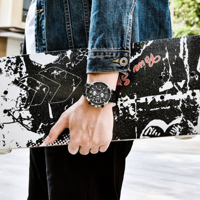 Quartz multifunctioneel sportchronograafhorloge