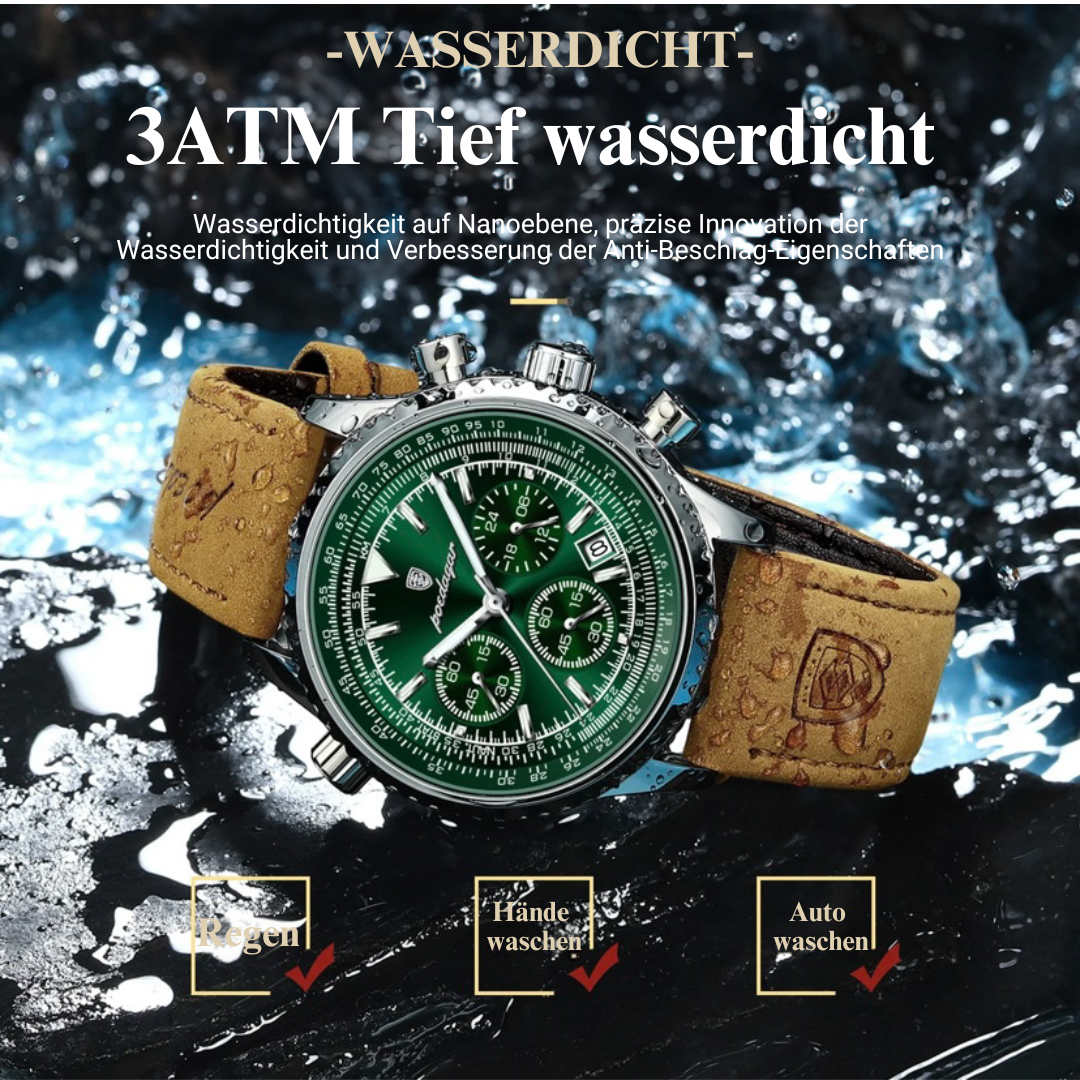 Luxe chronograaf horloge