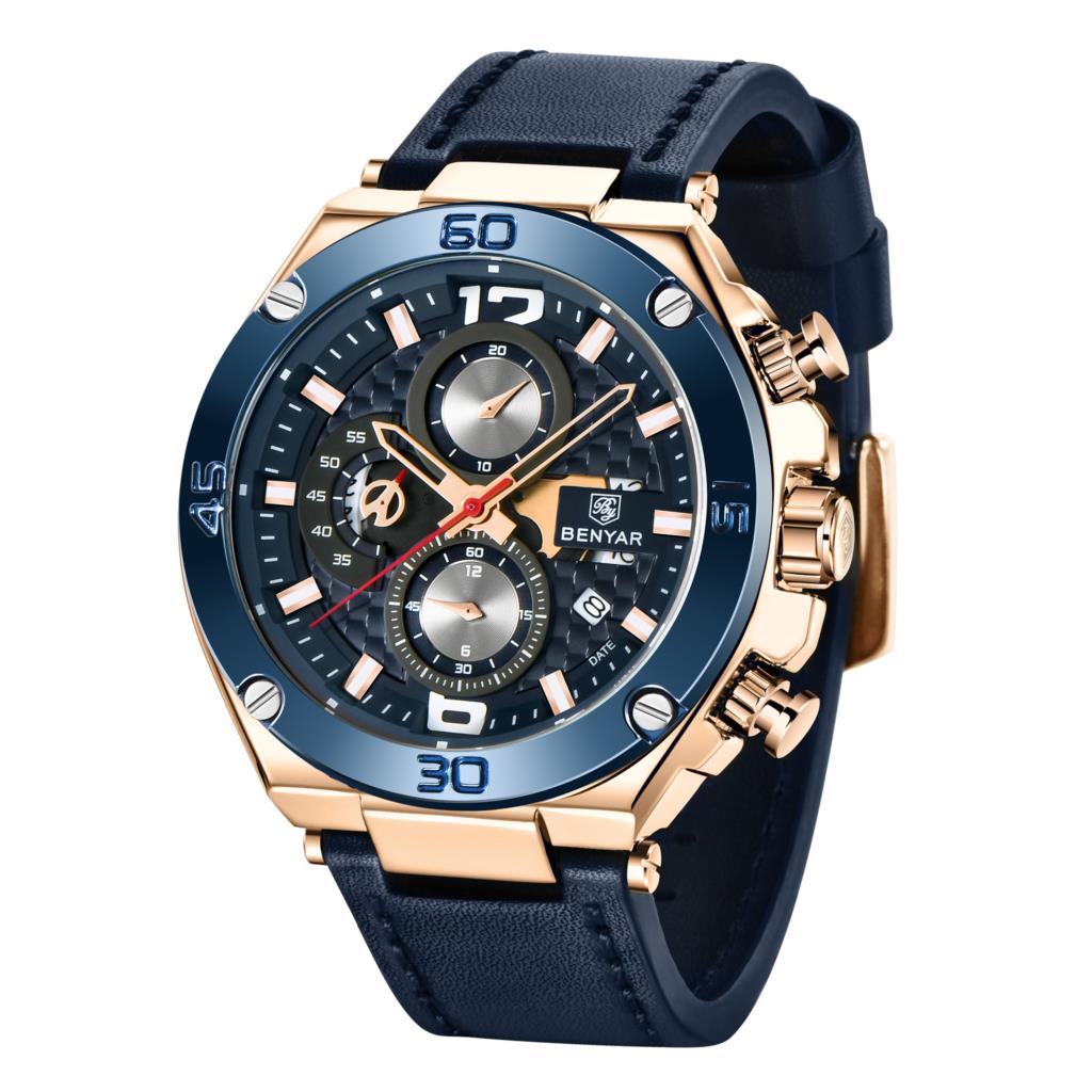 Quartz multifunctioneel sportchronograafhorloge
