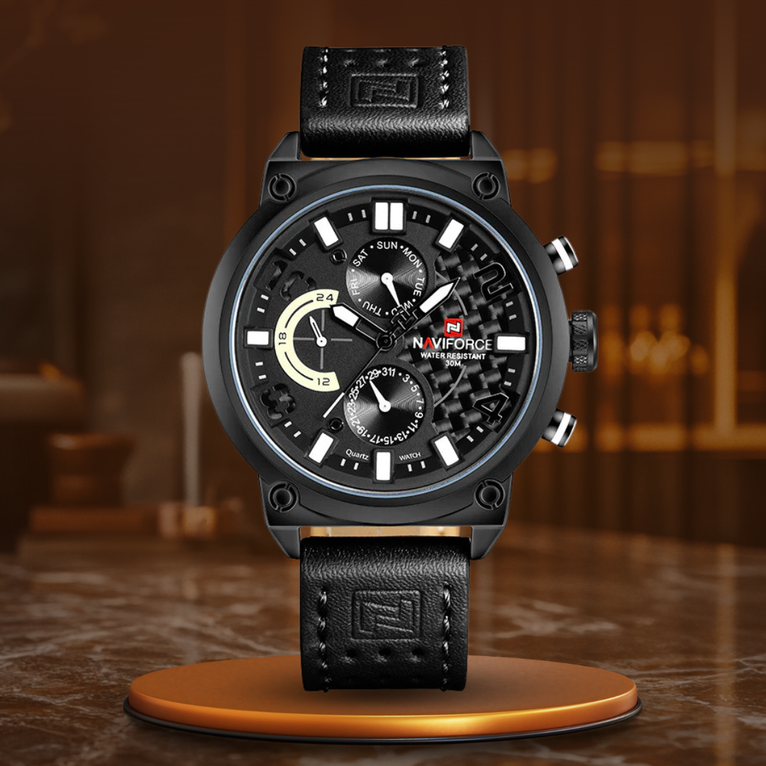 Quartz horloge met datumweergave