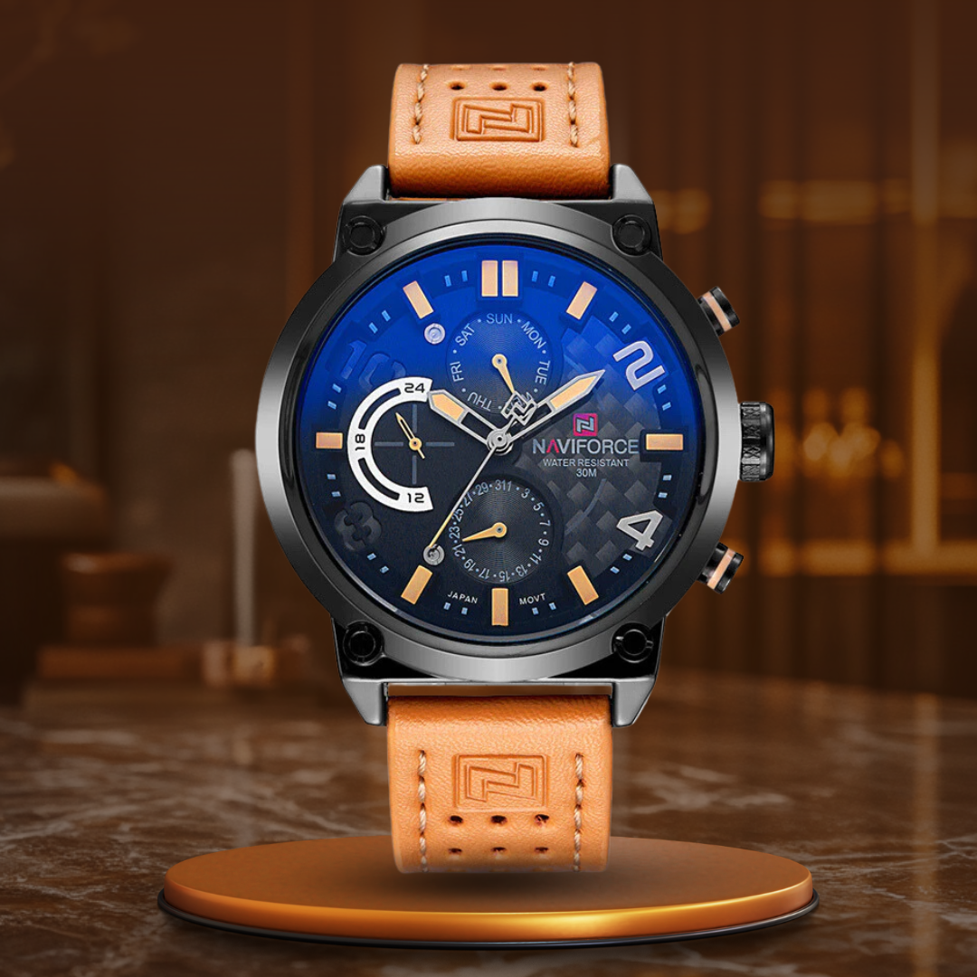 Quartz horloge met datumweergave