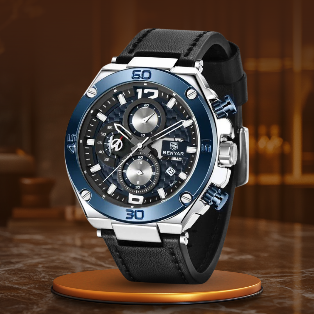Quartz multifunctioneel sportchronograafhorloge