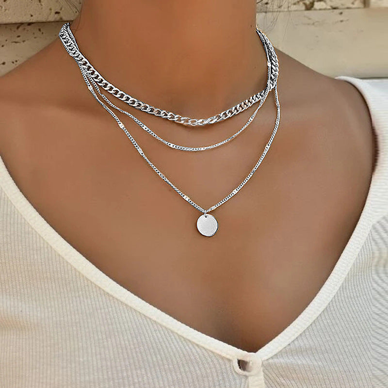 Goud en zilver vergulde ketting