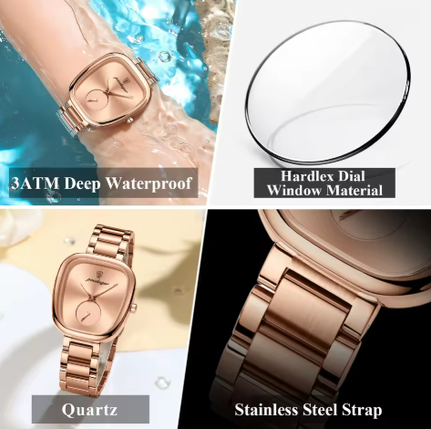 Minimalistisch luxe horloge voor vrouwen