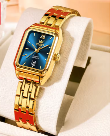 Gouden horloge voor dames