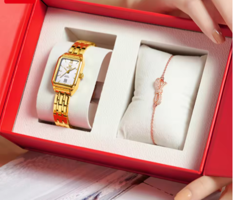 Gouden horloge voor dames