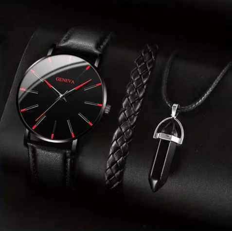 Zwart horloge voor heren