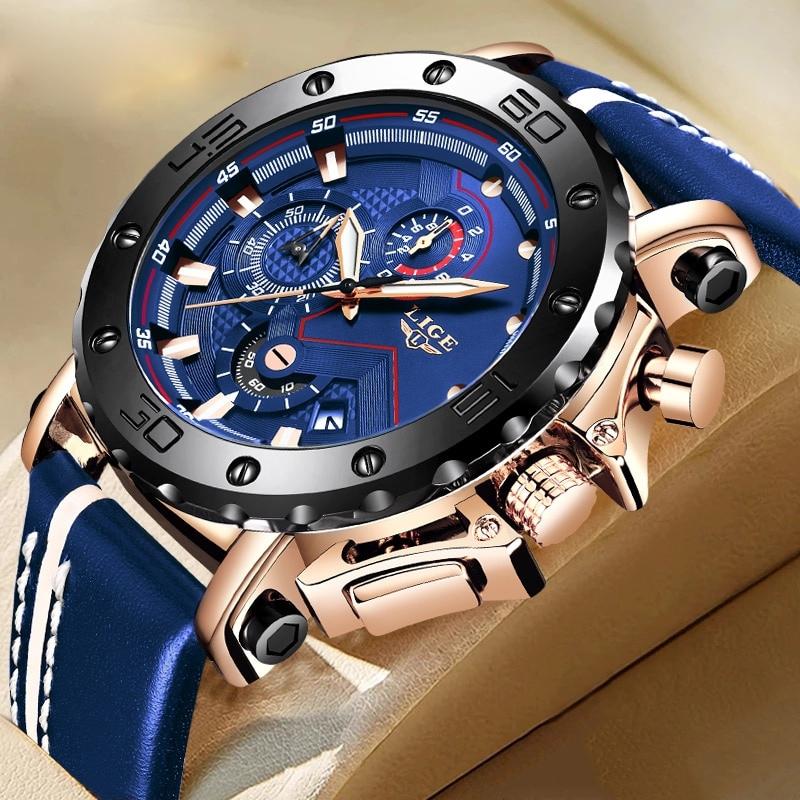 Luxe militair horloge van roestvrij staal met quartz uurwerk