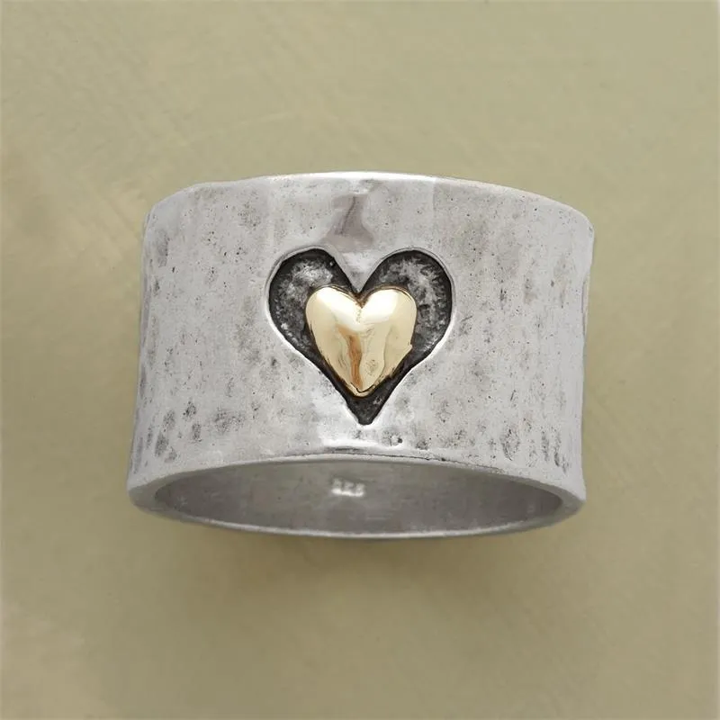 Vintage herz-ring