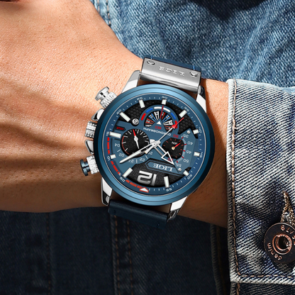 Robuust quartz militair horloge