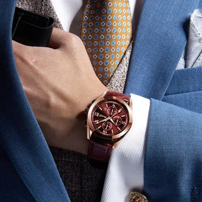 Zakelijk quartz herenhorloge