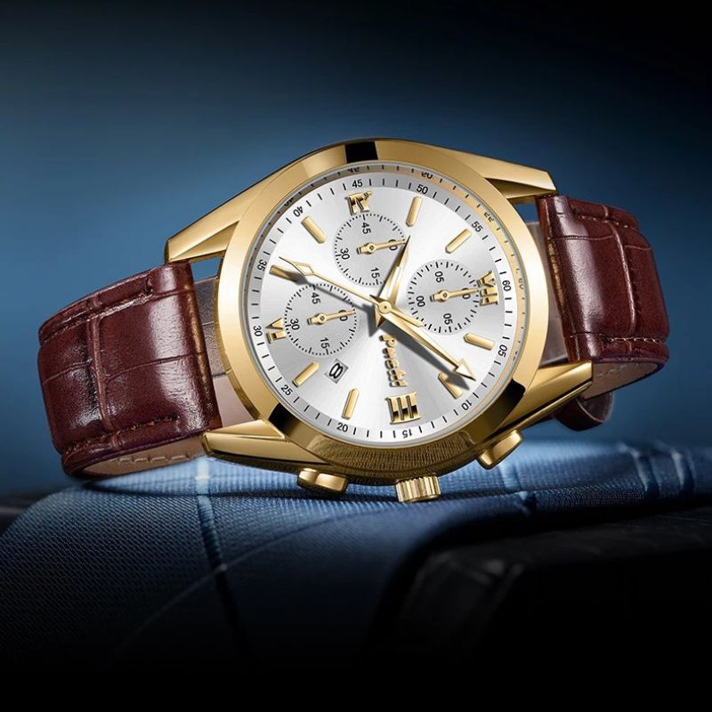 Zakelijk quartz herenhorloge