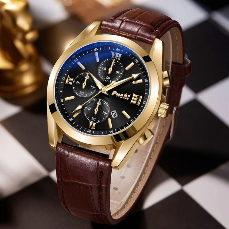 Zakelijk quartz herenhorloge