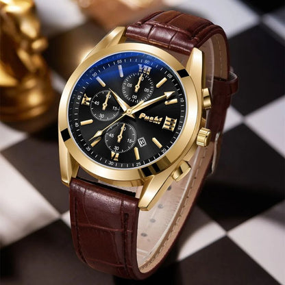 Zakelijk quartz herenhorloge