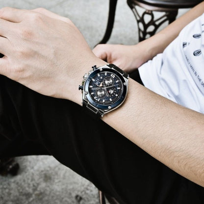 Quartz multifunctioneel sportchronograafhorloge