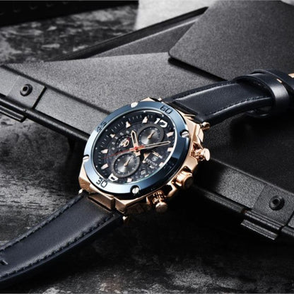 Quartz multifunctioneel sportchronograafhorloge