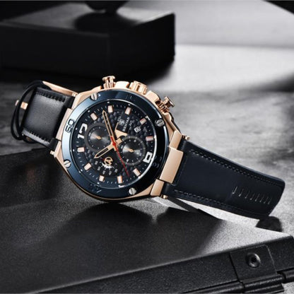 Quartz multifunctioneel sportchronograafhorloge