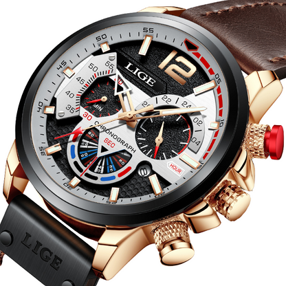 Robuust quartz militair horloge