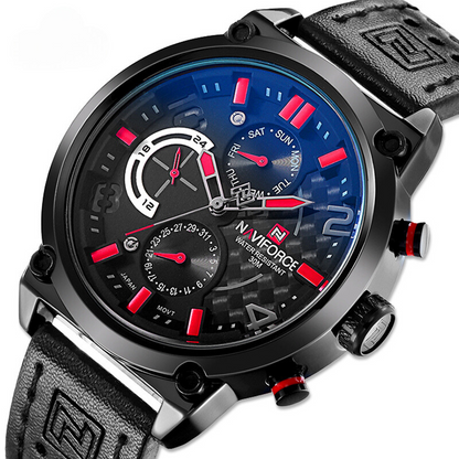 Quartz horloge met datumweergave