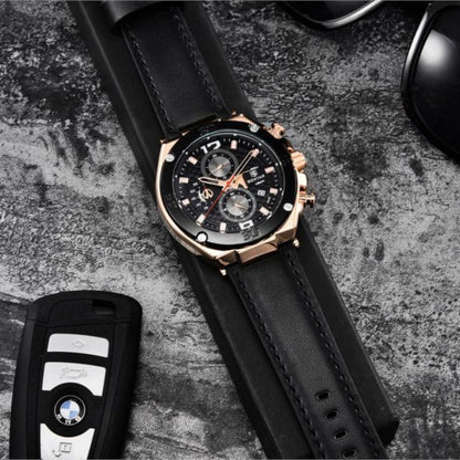 Quartz multifunctioneel sportchronograafhorloge