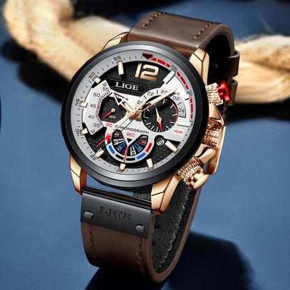 Robuust quartz militair horloge
