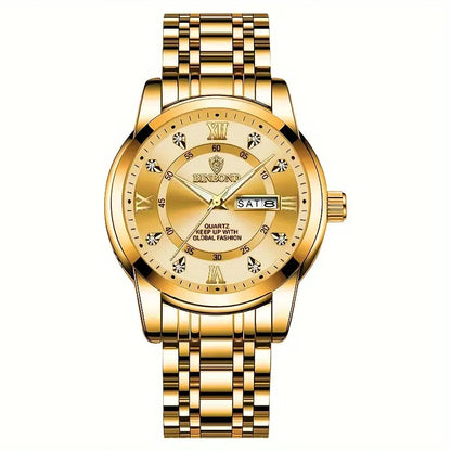 Binbond - luxe herenhorloge met dubbele kalender
