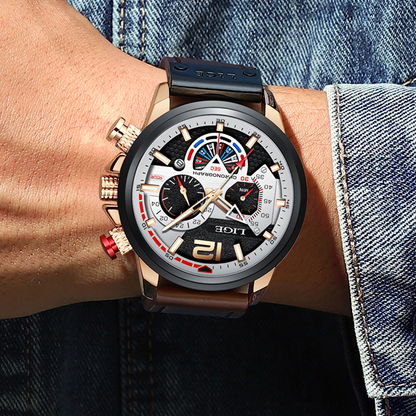 Robuust quartz militair horloge