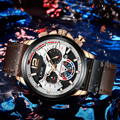Robuust quartz militair horloge