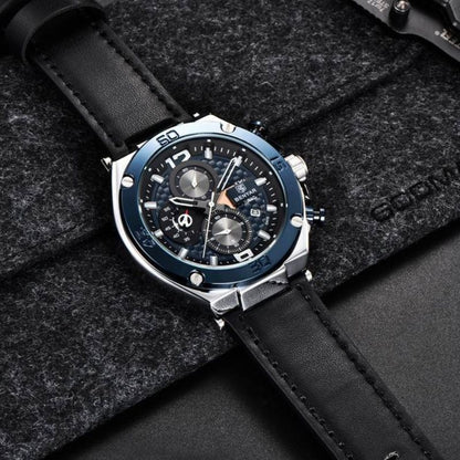 Quartz multifunctioneel sportchronograafhorloge