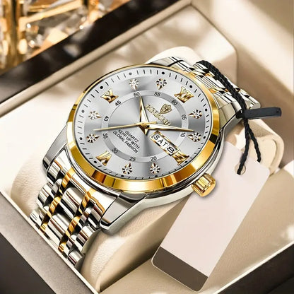 Binbond - luxe herenhorloge met dubbele kalender