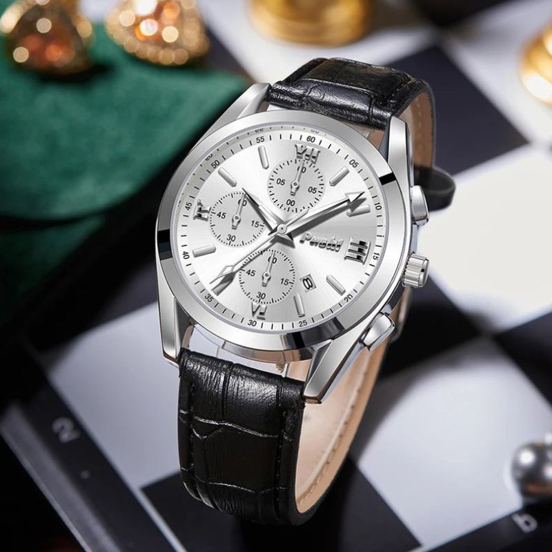 Zakelijk quartz herenhorloge