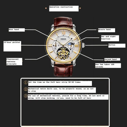 Nesun - zakelijk herenhorloge
