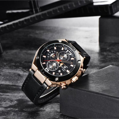 Quartz multifunctioneel sportchronograafhorloge