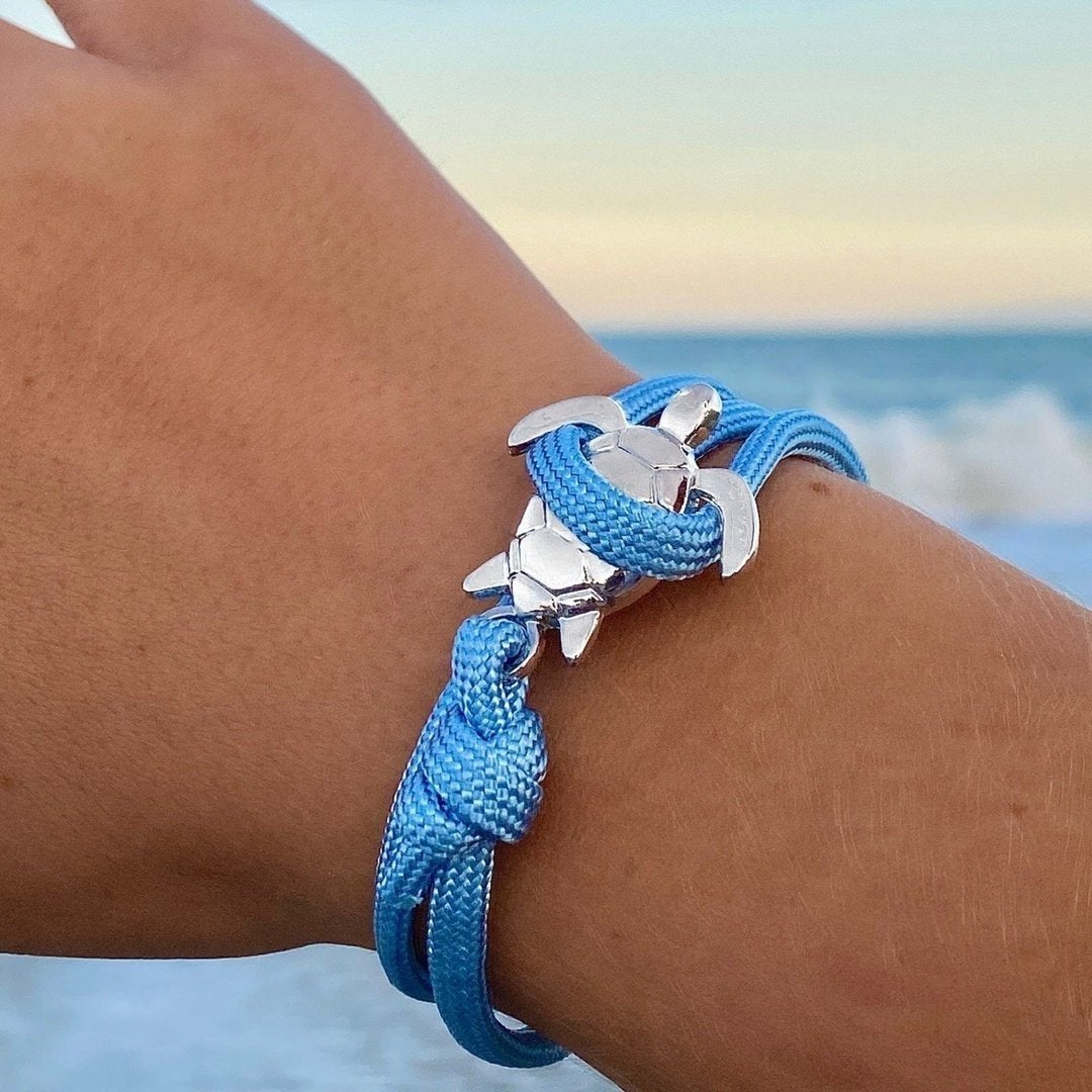 Handgemaakte zeeschildpad armband
