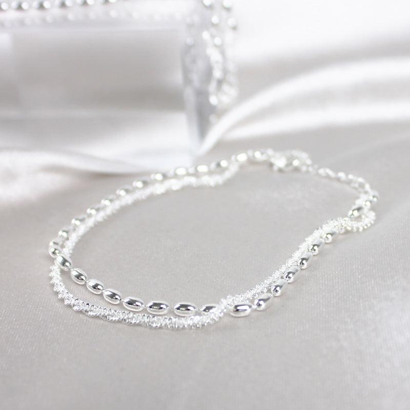 Zilveren zirkonia armband