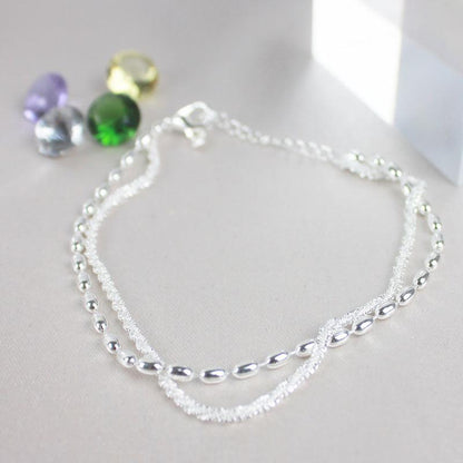 Zilveren zirkonia armband