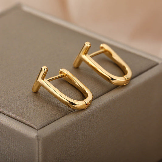 Minimalistische gouden oorbellen